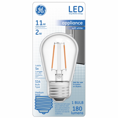 GE 2W S14 LED Bulb
