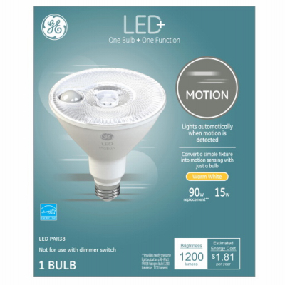 GE 15W Par38 Motion LED