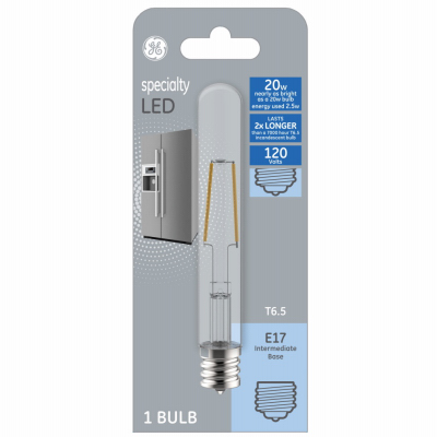 GE 2.5W T6 Int LED Bulb