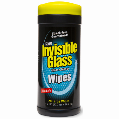 Inivisible Glass Glass Cleaner Wipes, 28 ct.