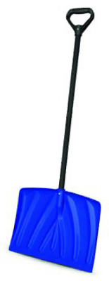 Poly Snow Shovel With D-Grip Handle, 18"