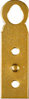 V1873 4pk Brass Hanger Plate