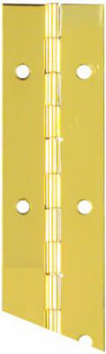1-1/2x12 Brass Continuous Hinge