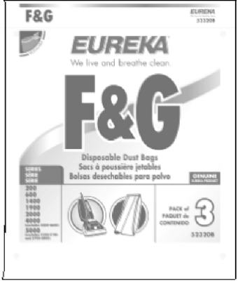 52320   Eureka F&G Vac Bag 3PK