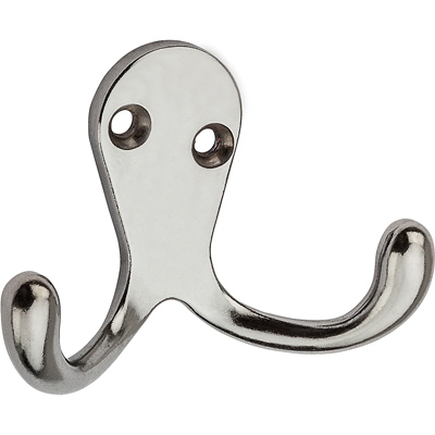 274217  Clothes Hook DBL SC 2PK