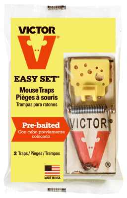 2pk Victor EasySet Mouse Traps
