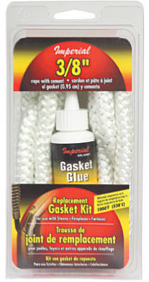 3/8"x6' White Gasket Rope Kit