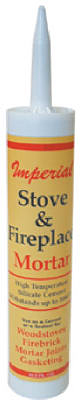 Imperial KK0296-A Stove and Fireplace Mortar, Paste, Buff, 10.3 oz Cartridge