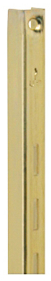 48" Brass, Steel Shelf Standard