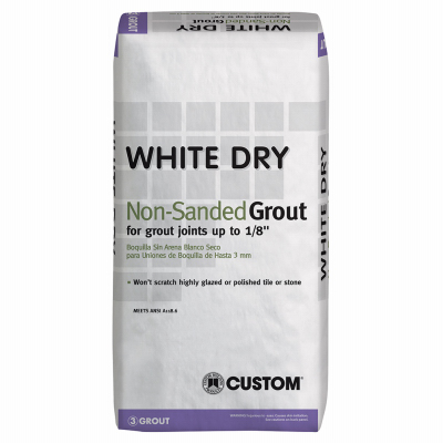 25LB WHT Dry Tile Grout