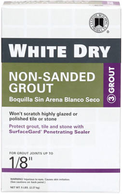 5LB White Dry Tile Grout