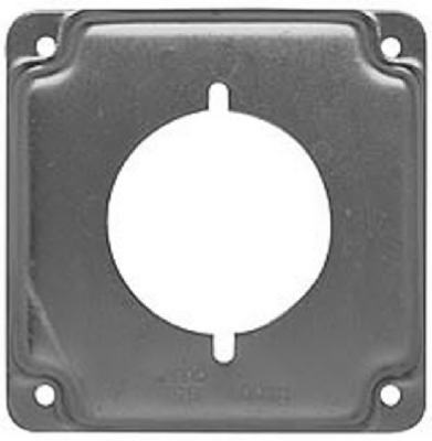 4" Single Receptacle Cover