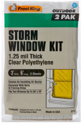 2PK 36x72 Exter Storm Window Kit