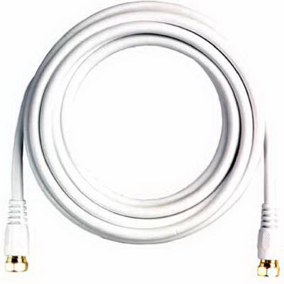 3' RG59U WHT Coax Cable