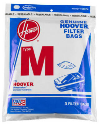 3PK M STYLE VACCUM BAG