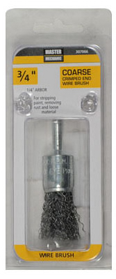 MM 3/4" Coarse End Mounted Brush