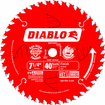 7-1/4"x40T Saw Blade