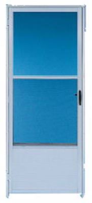 32" White Storm Door