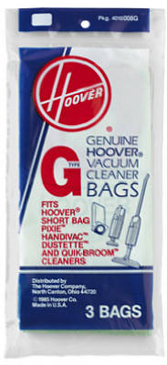 3PK Hoover G Broom Bag