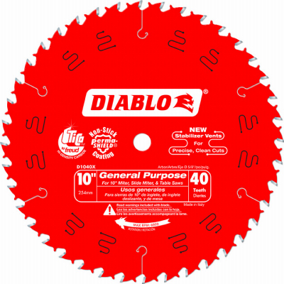 10"x40T Saw Blade