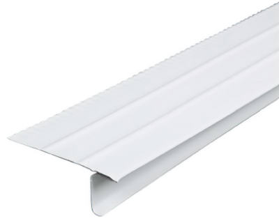 10' White Aluminum Drip Edge