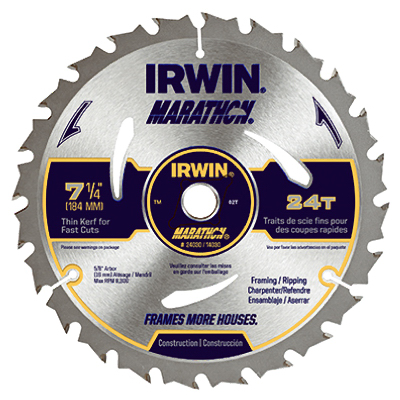 7-1/4"24T CarbTip Blade