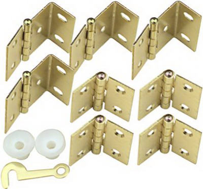 Bright Brass Shutter Hinge Kit