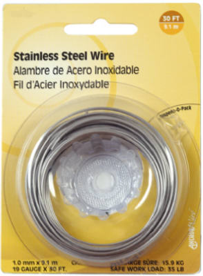30' 19 Ga Stainless Steel Wire