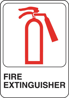 5"x7" Plastic Fire Extinguisher