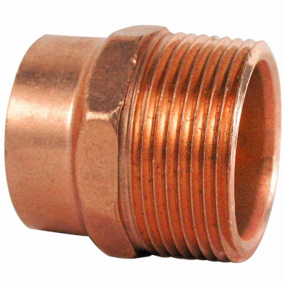 1-1/4" Copper DWV Male Adapter