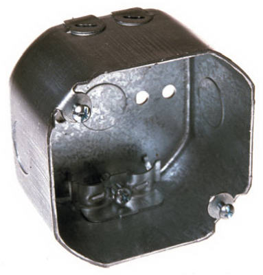 4x2-1/8 Steel Octagon Box /Clamp