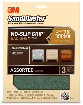 3PK9x11 Sandpaper ASSTD