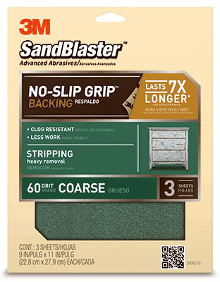 3PK 9x11 60G Sandpaper