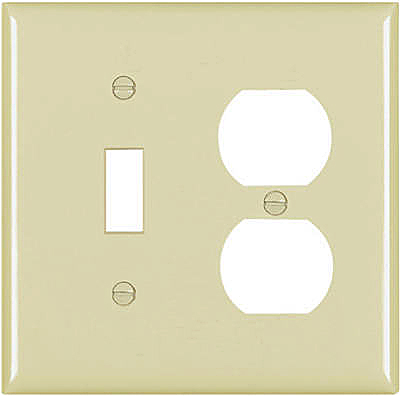 TPJ181  Wall Plate IVY 2G 1DPLX