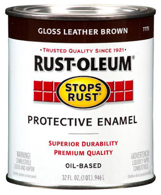 Qt Leather Brown Rustoleum
