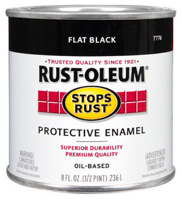 1/2pt Flat Black Rustoleum