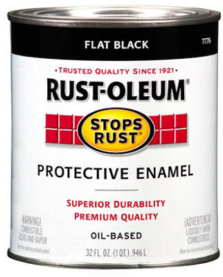 QT Flat Black Rustoleum