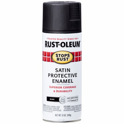 Satin Black Rustoleum Spray