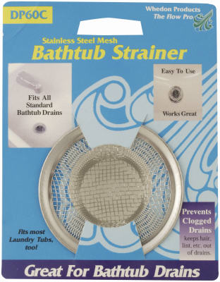 SS Mesh Bathtub Strainer