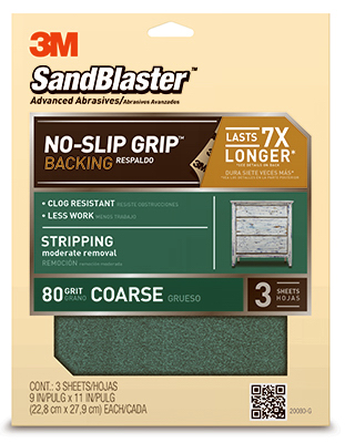 3PK 9x11 80G Sandpaper