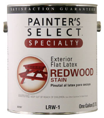 Gal Redwood Ext Flat Latex Stain