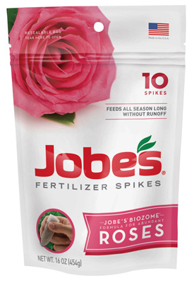 Jobe's 10Pk 9-12-9 Rose Spikes