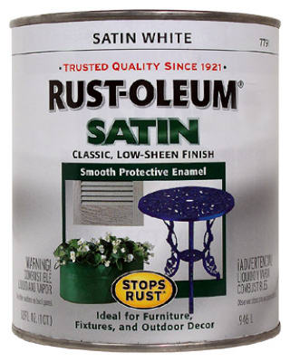 Rust-O 1/2Pt Satin White