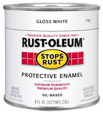 Rust-O 1/2Pt Gloss White