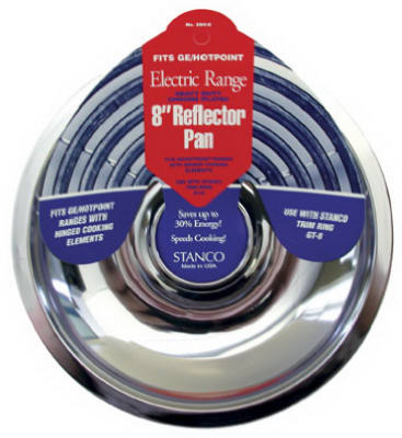 8" Chrome Reflector Pan