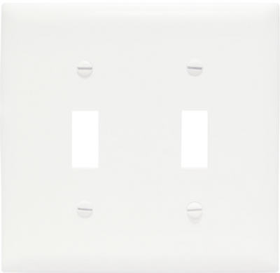 Wht 2g 2tog Wall Plate