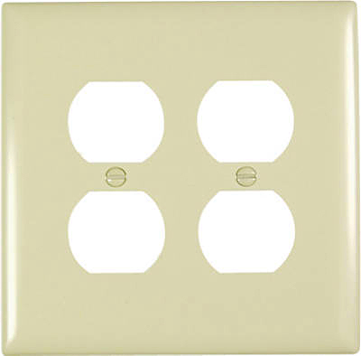 Ivory 2G Double Duplex Plate