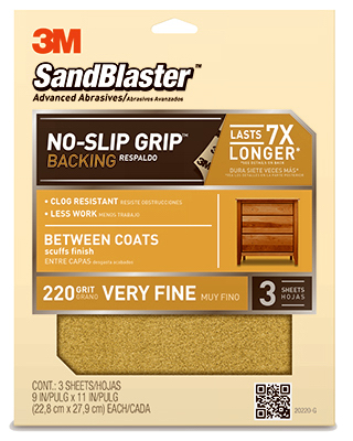 3PK 9x11 220G Sandpaper