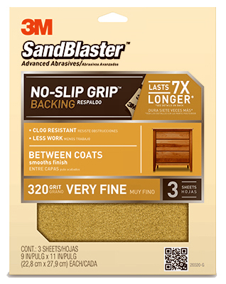 3pk 320g 3m Sandblaster Paper