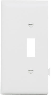 White Toggle End Section Plate